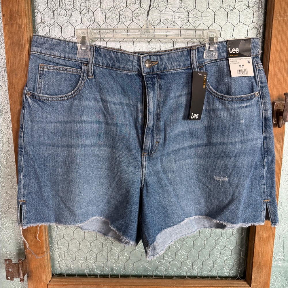 Lee Blue Denim Cutoff Jean Shorts